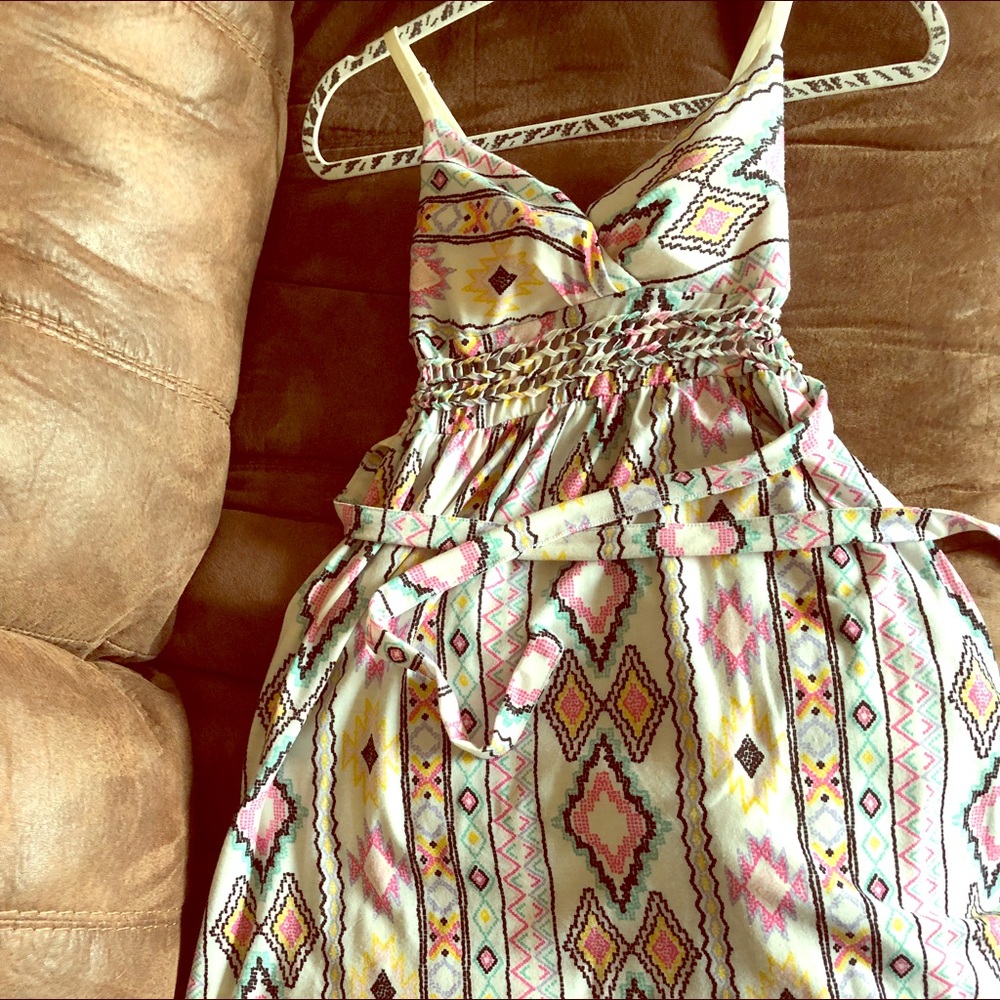 Derek heart Aztec print dress
